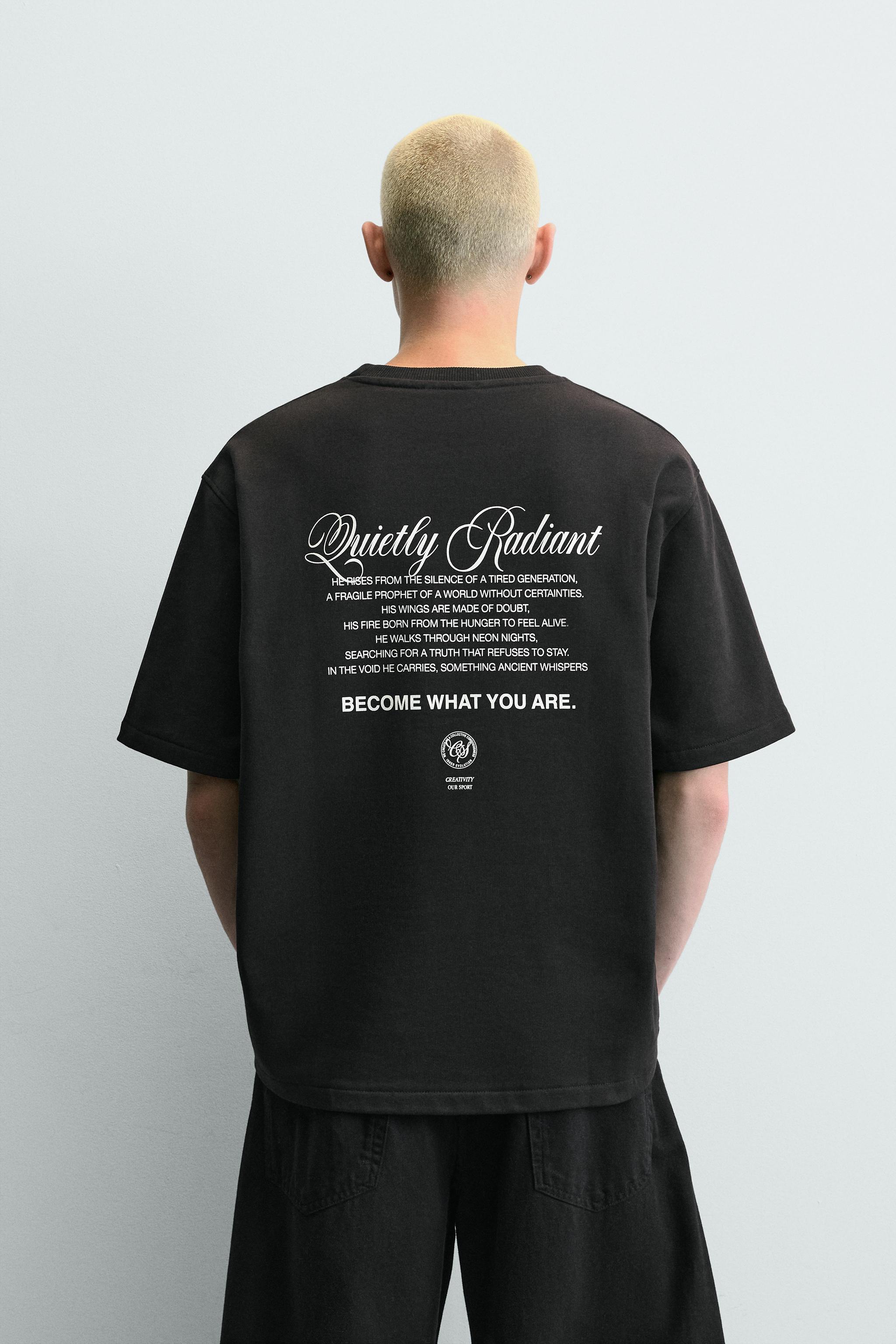 TEXT PRINT T-SHIRT